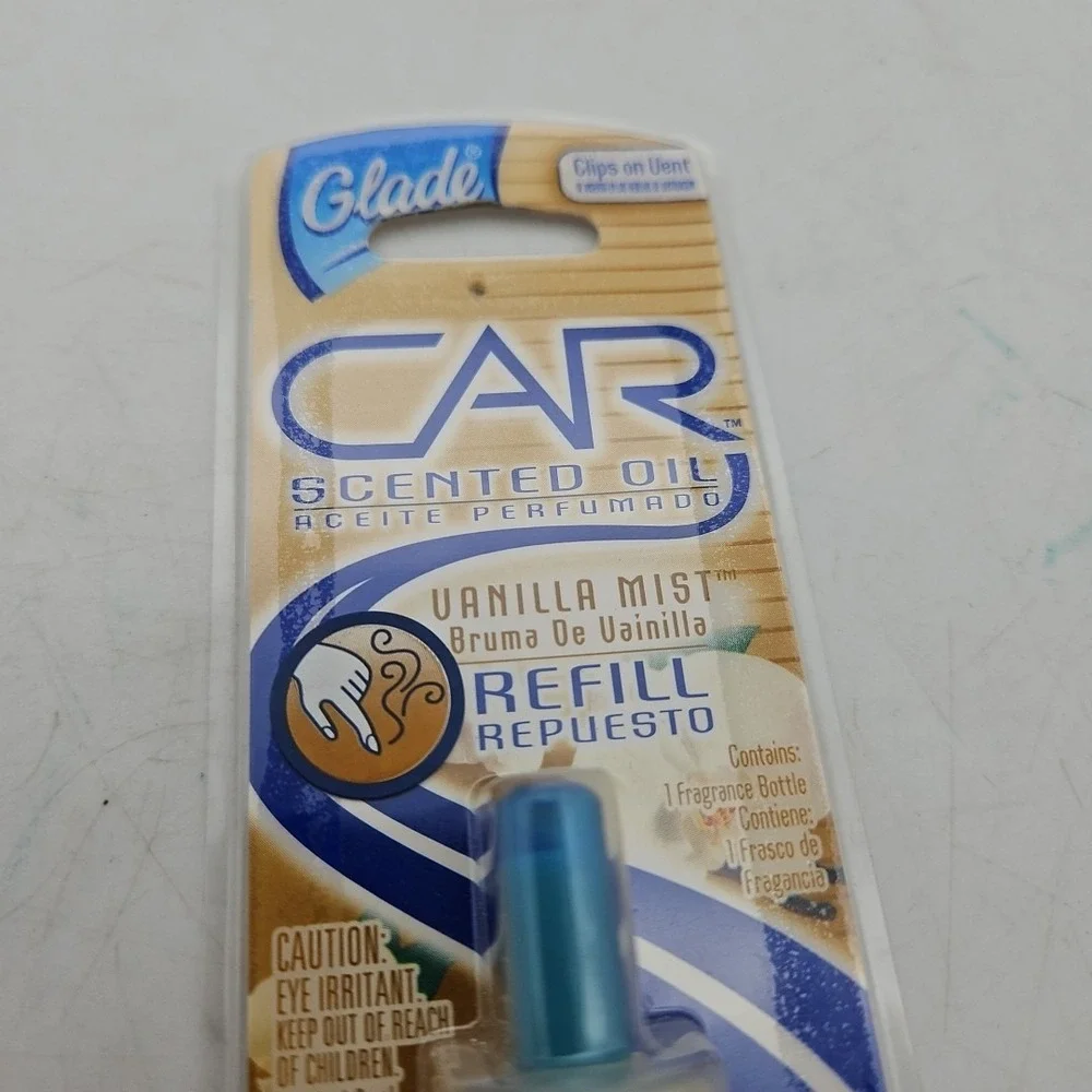 Vintage Glade Car Scented Oil Refill Vanilla‎ Mist 2004 NOS Deadstock